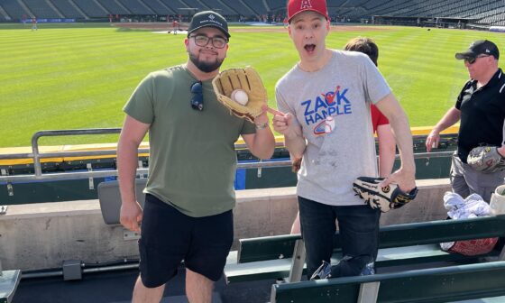 Snagged my first ever ball and met Zack Hample yesterday!