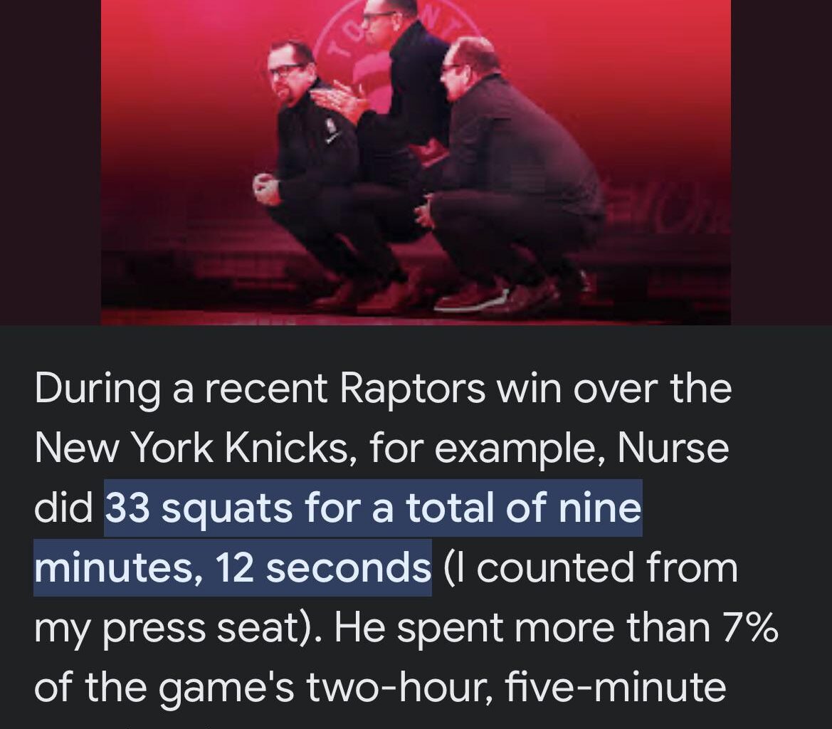“(He’s a) mad scientist,” Ujiri told reporters in 2022. “That’s all I can say. Every day he’s thinking. He lives, he sleeps, he drinks the game. Always thinking of all the things that, hopefully, can give us an edge to win.”