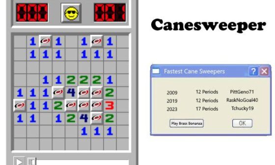 What's my favorite Microsoft game? Canesweeper.