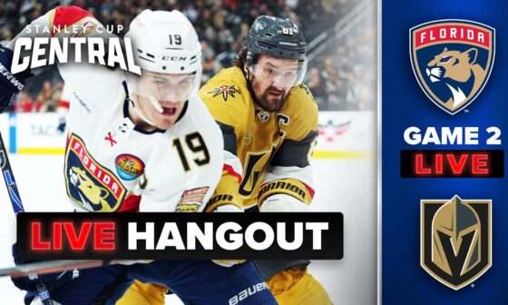 Florida Panthers vs. Vegas Golden Knights | Live Hangout | Game 2 | Stanley Cup Final