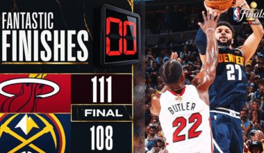 MUST SEE ENDING! Final 2:40 #1 Nuggets vs #8 Heat - Game 2!| #NBAFinals presented by YouTube TV