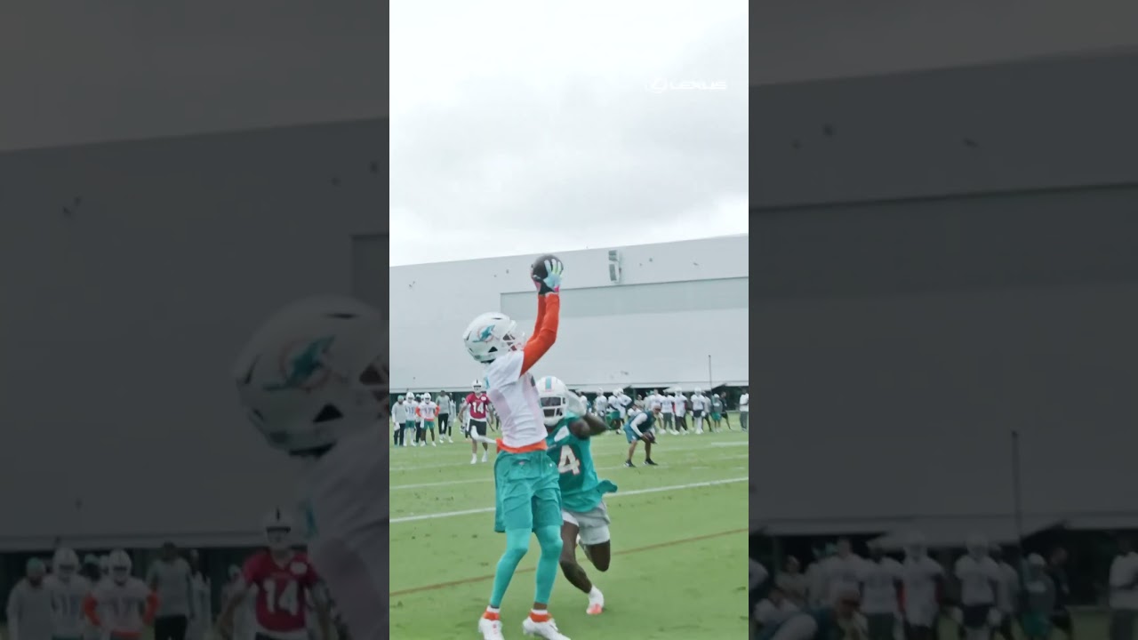 Chosen shining at @MiamiDolphins #minicamp
