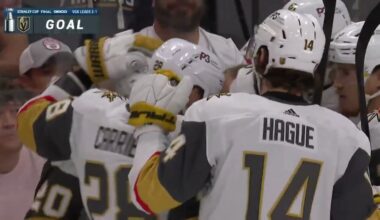 Vegas strikes in the opening 2 minutes of Game 4!