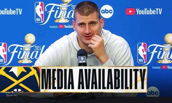 Nikola Jokic FULL Media Availability Ahead of Game 5 | #NBAFinals presented by YouTube TV