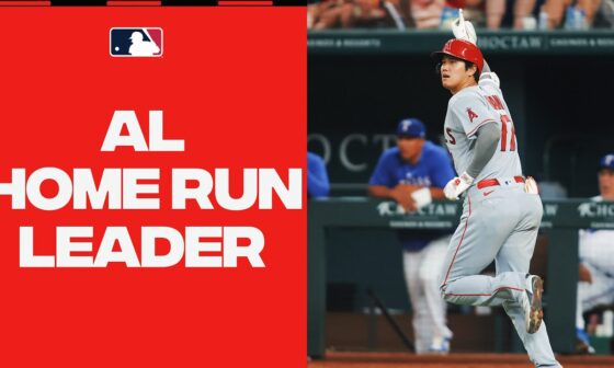 20 homers for Shohei! Ohtani is now the AL LEADER in home runs!