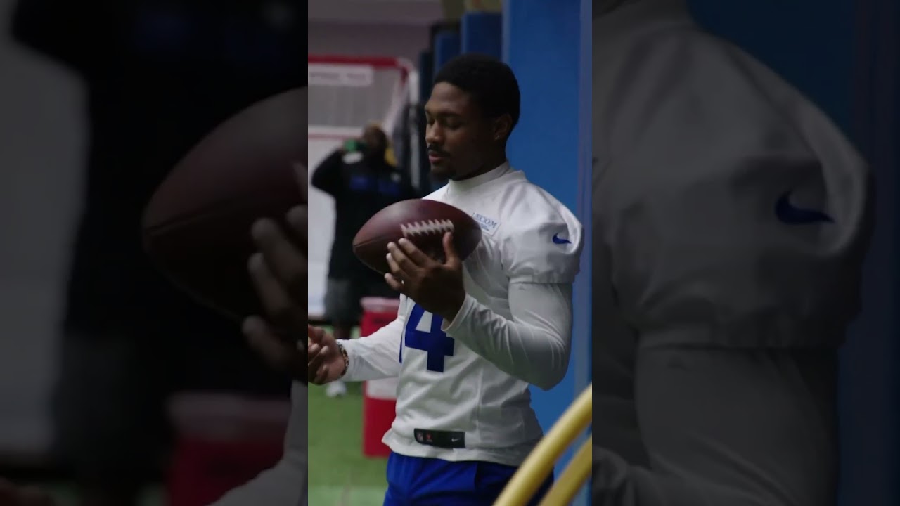 Diggs is in the building!  @buffalobills #minicamp