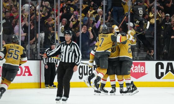 Vegas scores twice in under 2 MINUTES in Game 5!!