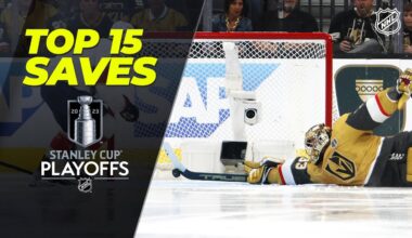 Top 15 Saves from the 2023 Stanley Cup Playoffs