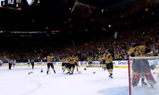 Final moments of Game 5 sees Vegas celebrate | 2023 Quest for the Stanley Cup