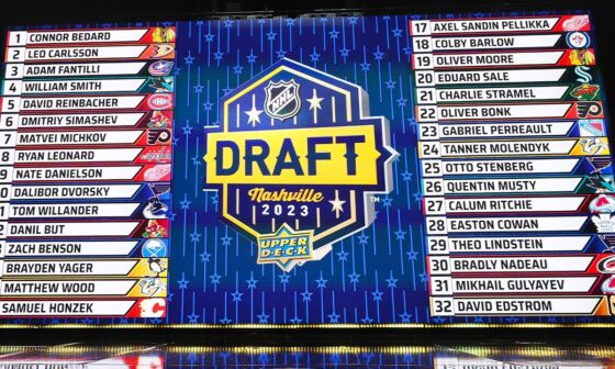 Every pick from the 1st Round of the 2023 NHL Draft