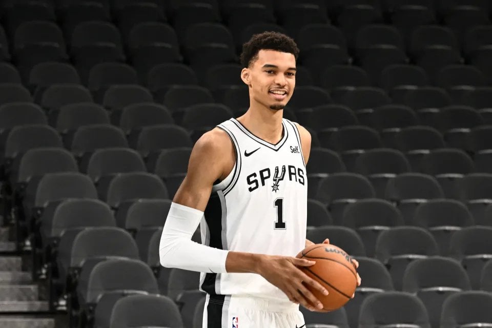 The Spurs reportedly have an official measurement for Victor Wembanyama's height