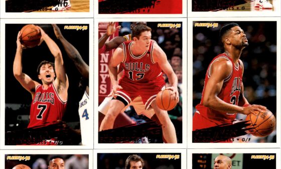 1994-1995 Fleer Cards - Chicago Bulls