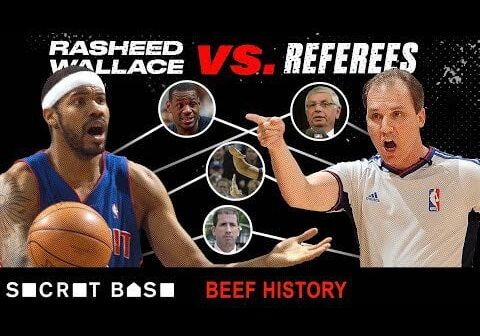 Rasheed Wallace's career-long beef with NBA referees was iconic
