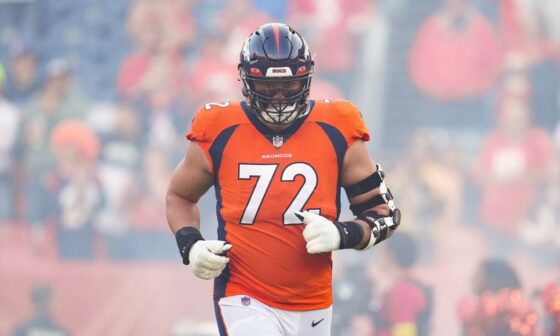 PFF thinks the Broncos have a much-improved offensive line this season | The Broncos went from a bottom-tier offensive line last offseason to just outside the Top 10 this offseason.