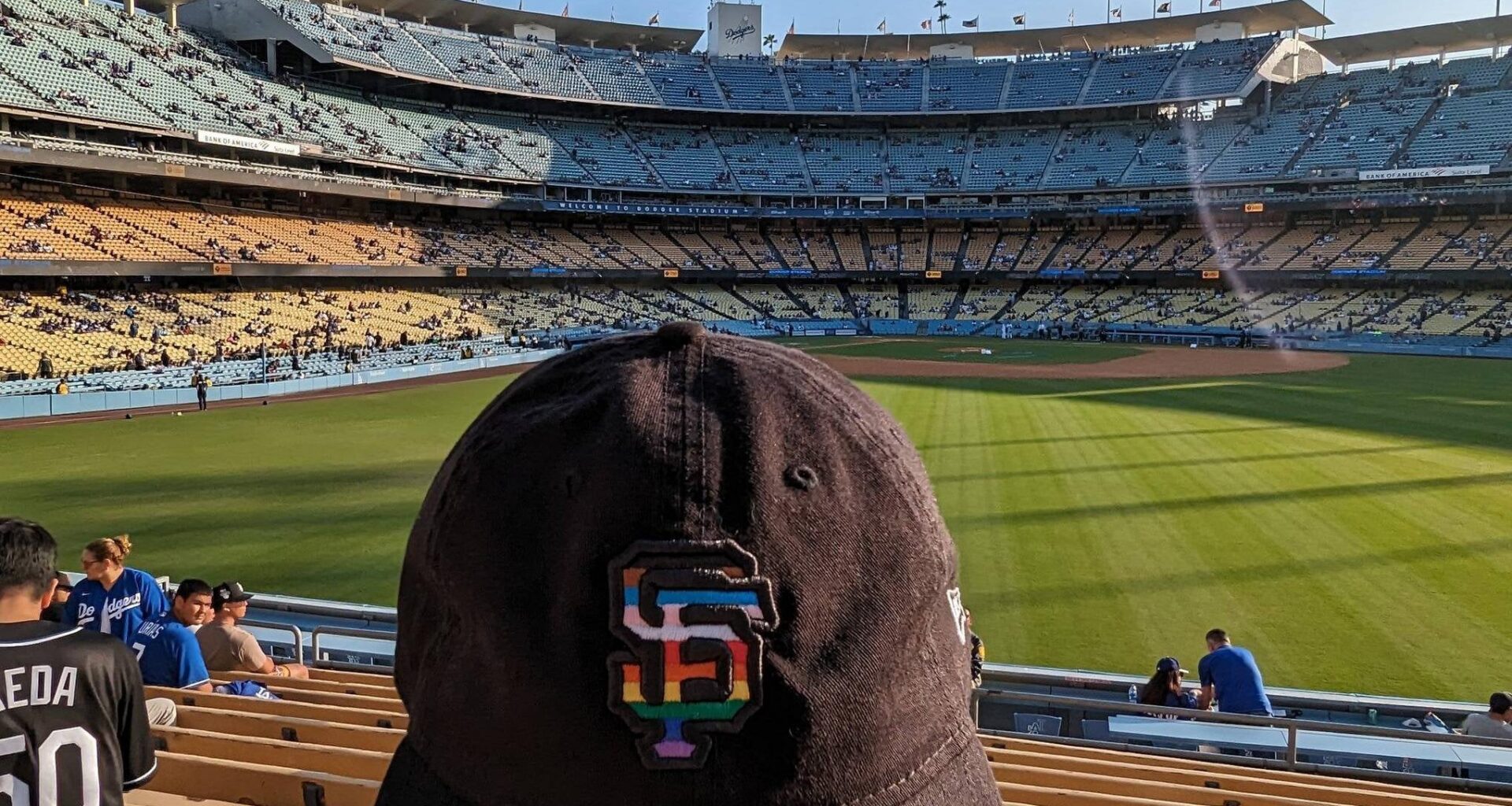 Was at the stadium last night supporting all of our LGBTQ brothers and sisters and of course our boys!