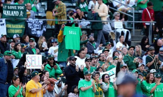 Mercury News: Oakland A’s fan-created ‘SELL’ shirt is on its way to Baseball Hall of Fame