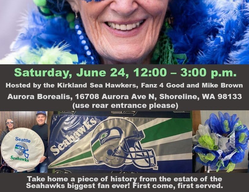 Mama Blue Memorabilia Sale June 24, 2023 at Aurora Borealis