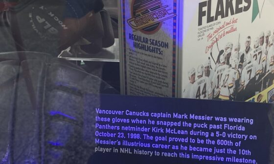 Depressing things I saw at the Hockey Hall of Fame today