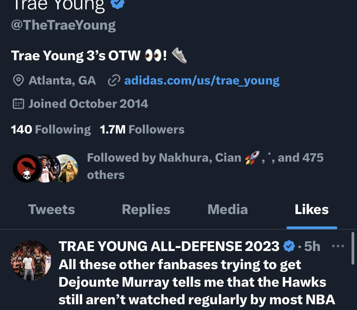 Not sure trae got the point of the tweet 💀