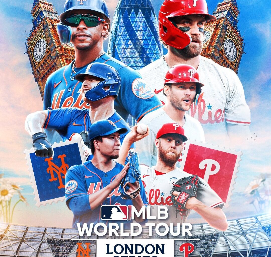 [MLB] Hey London – we’ll see you next year! The @Mets and @Phillies will take part in the 2024 #LondonSeries on June 8 and 9.