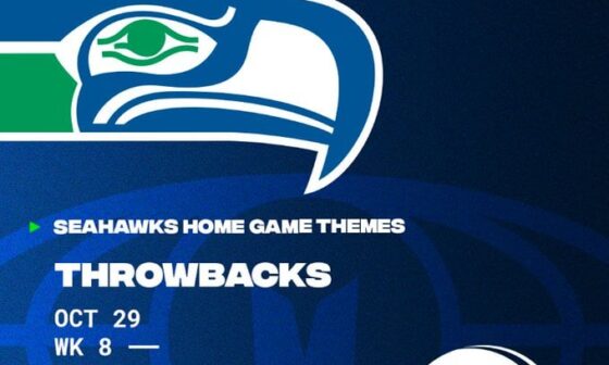 Seahawks to Wear Throwback Jerseys on Oct 29th, Home Game vs Browns