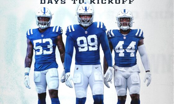[Colts] Let the countdown begin #ForTheShoe