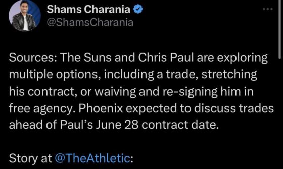 Does this mean he’s staying in Phoenix?😅