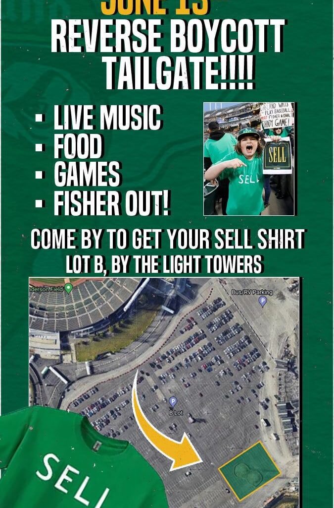official via the 68s: go to Lot B on the 13th to collect your kelly green Sell t-shirt!!