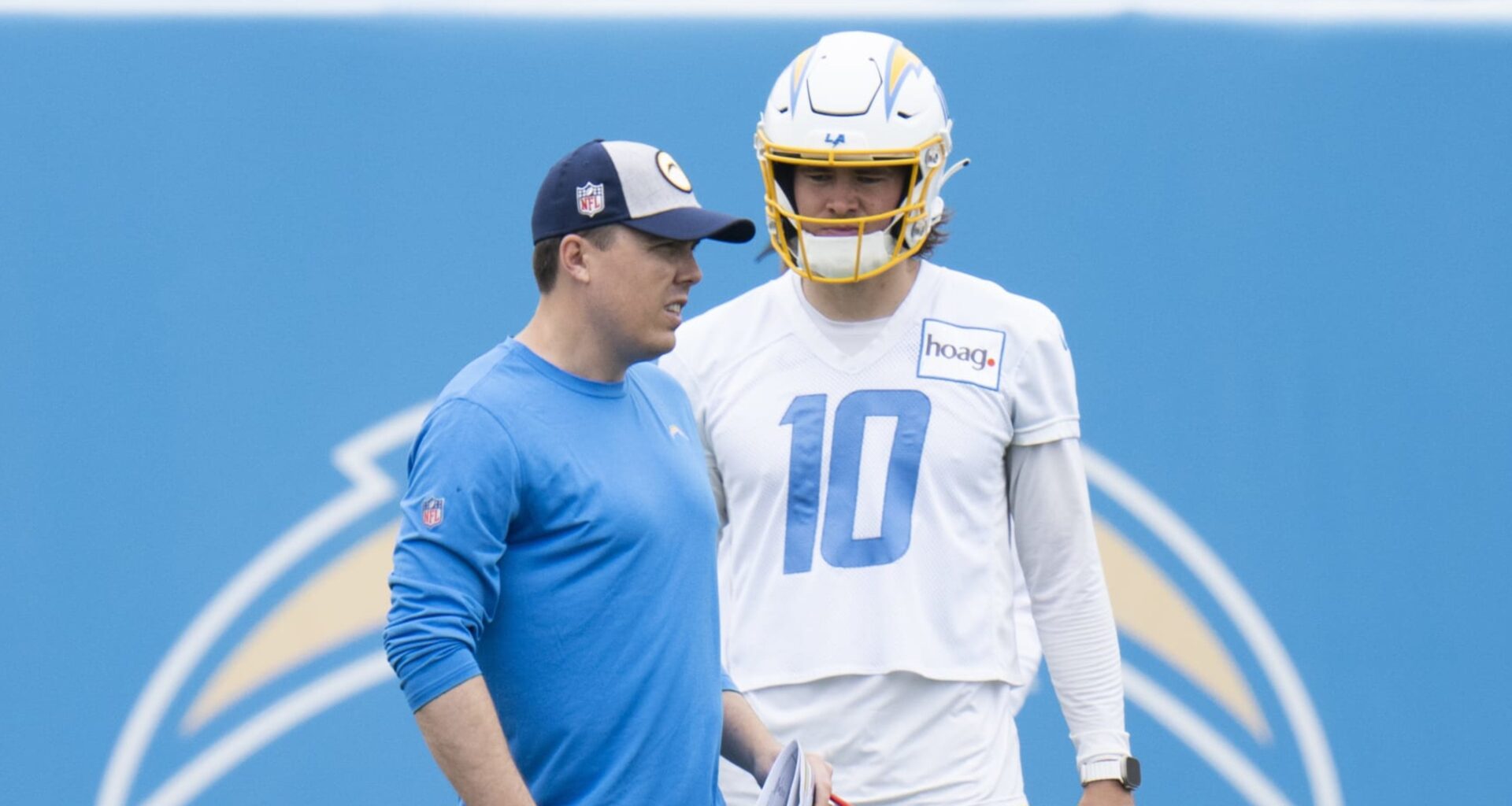 Chargers' Kellen Moore Says Justin Herbert Has 'Opened my Eyes to Some Things'