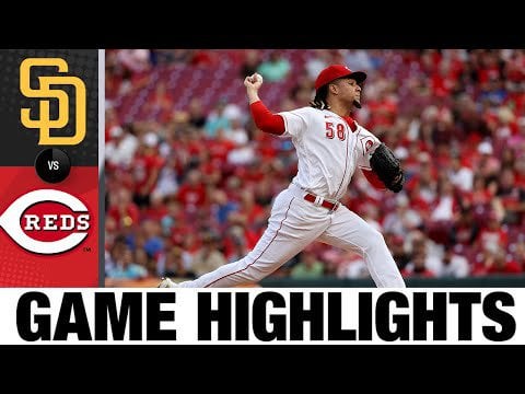 The last time the Reds defeated the San Diego Padres at home(07/01/2021).