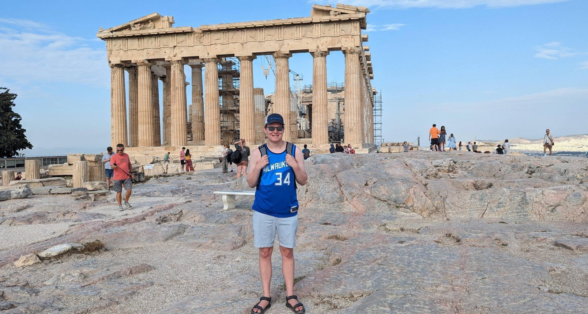 I made a pilgrimage to Athens, and while I'm not normally one to wear a jersey on vacation, I decided to make an exception just this one time...
