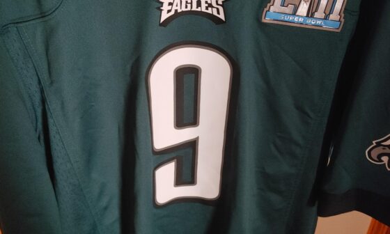 Another sick garage sale find. A buddy found this Foles SB jersey and sold it to me!