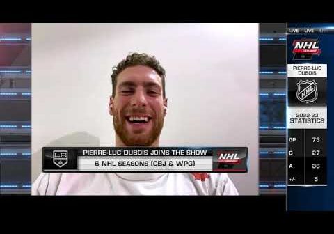 Pierre-Luc Dubois joins NHL Tonight to talk deal with Kings