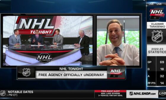 Elliotte Friedman joins NHL Tonight to discuss free agency