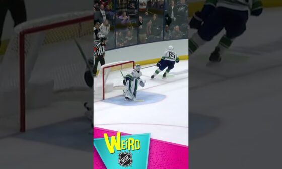 3-on-oh, no! 😬 | Weird NHL #shorts