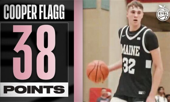 Cooper Flagg Records MONSTER 38-PT TRIPLE-DOUBLE!  | 38 Pts, 16 Reb & 11 BLK