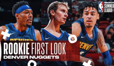 Nuggets Rookies Jalen Pickett, Hunter Tyson, & Julian Strawther Shine In Summer League Debut!