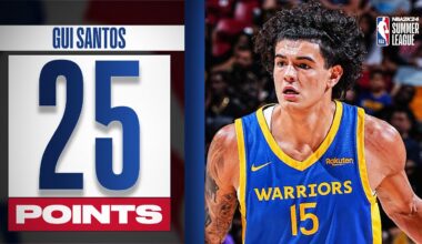 Warriors Gui Santos Drops 25 PTS, 7 REB, 2 STL In Summer League!