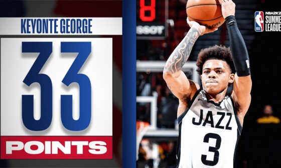 16th Overall Pick Keyonte George Drops HUGE DOUBLE-DOUBLE | 33 PTS, 10 AST, 6 3PM