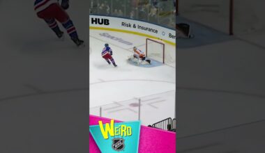 Posts-a-plenty! 🥅 | Weird NHL #shorts