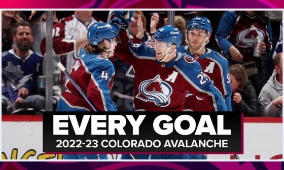 EVERY GOAL: Colorado Avalanche 2022-23 Regular Season