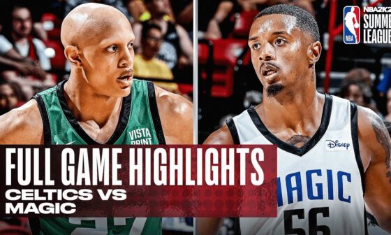 CELTICS vs MAGIC | NBA SUMMER LEAGUE | FULL GAME HIGHLIGHTS