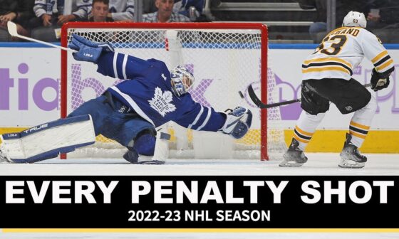Every Penalty Shot | 2022-23 NHL Season