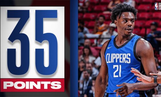 Clippers 1st Round Pick Kobe Brown Drops 35 PTS & 8 REB In Summer League Win!