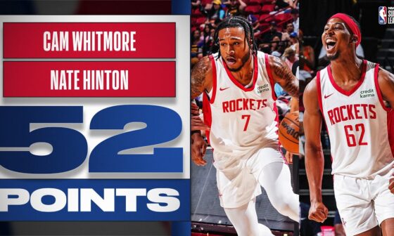 Cam Whitmore (25 PTS) & Nate Hinton (27 PTS) Combine For 52 Points In The Summer League Semifinal W!