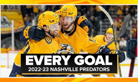 EVERY GOAL: Nashville Predators 2022-23 Regular Season