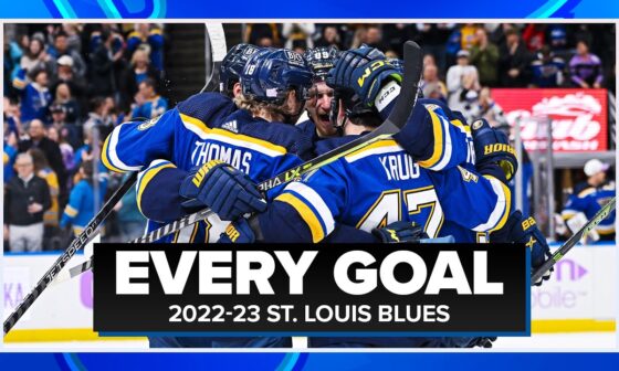 EVERY GOAL: St. Louis Blues 2022-23 Regular Season
