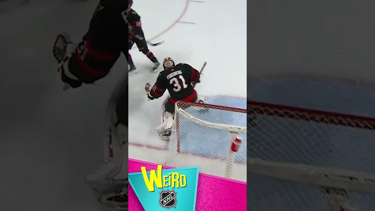 What is happening?!?! 🎳 | Weird NHL #shorts