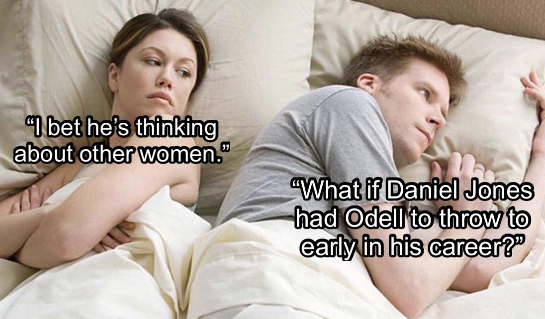 Real. Giants have been looking for Odell’s replacement now for the last 5 years.