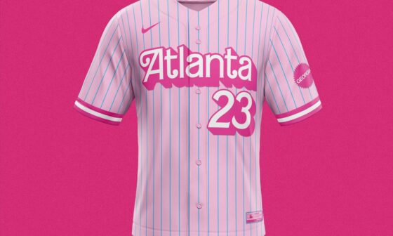 ⚾️🔷🔴 I design a new Atlanta Braves jersey after every series win this season: “DreamWorld”